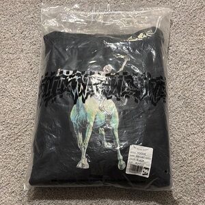 FA Black Hoodie with Skeleton Horse Rider Design